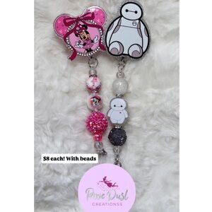 Cartoon character badge reels